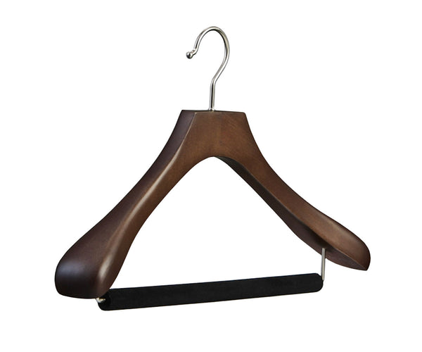 Luxury Wood Trousers hanger - Dark Wood (Set of 8) |