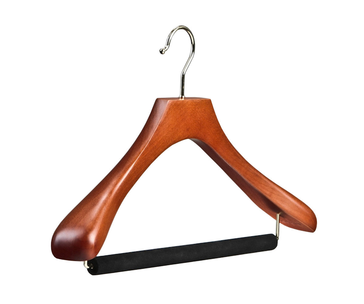 Brown Teak Wood Luxury Trouser Bar Hanger Manufacturer Supplier from Delhi  India