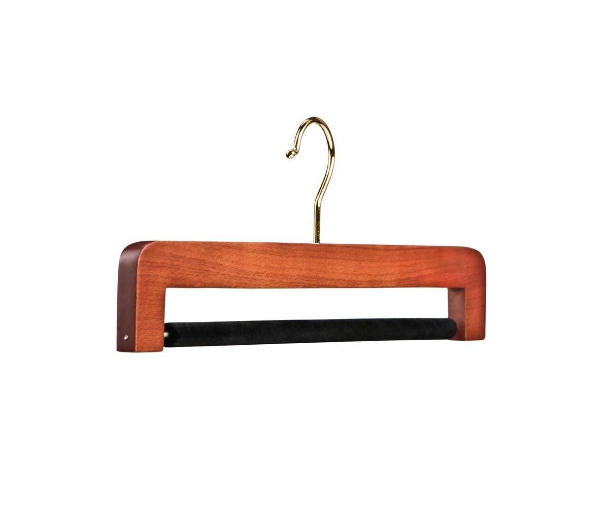 Wooden Felted Trouser Bar Hanger for Coats, Jacket, Dress, Sarees, Pants,  Scarfs & Other Clothes, Durable & Versatile, Smooth Finish Hanger Brown  (Set of 24) : Amazon.in: Home & Kitchen